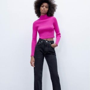 Zara size medium cropped sweater- new with tags